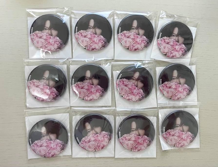 さとみ S's アルバム特典ミニ缶バッジ 実写 さとみくん アルバム アニメイト 特典 缶バッジ ブロマイド 全種